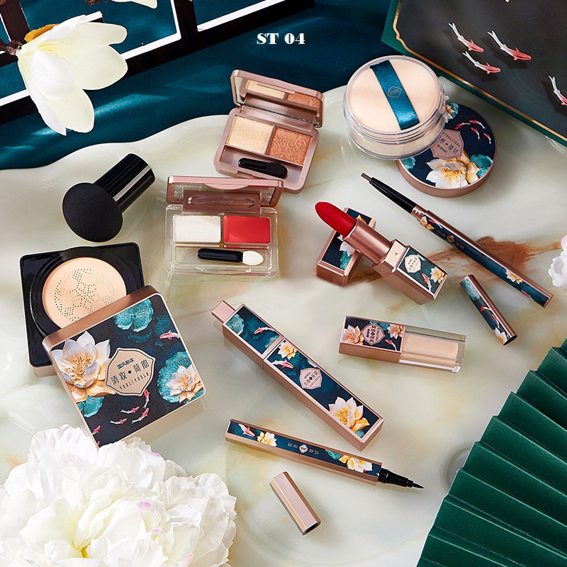 [SẴN HÀNG] Set trang điểm hoa sen 10 món Youliyoula | BigBuy360 - bigbuy360.vn