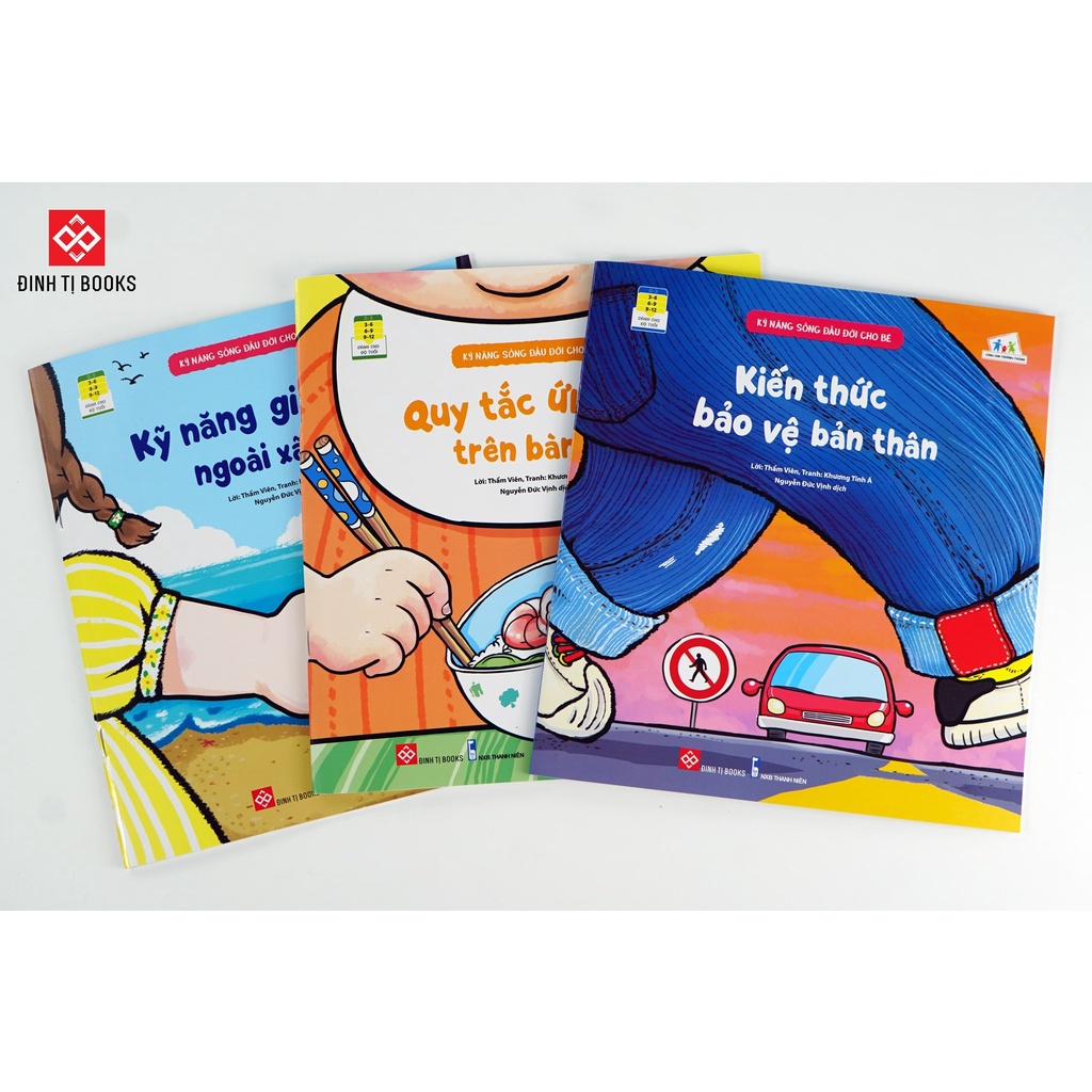 Sách - Combo 5 quyển Kỹ năng sống đầu đời cho bé