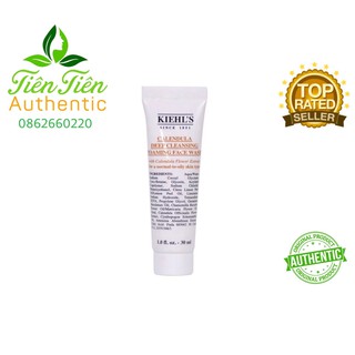 Kiehl's - Sữa rửa mặt cúc Calendula Deep Cleansing 30ml Kiehls
