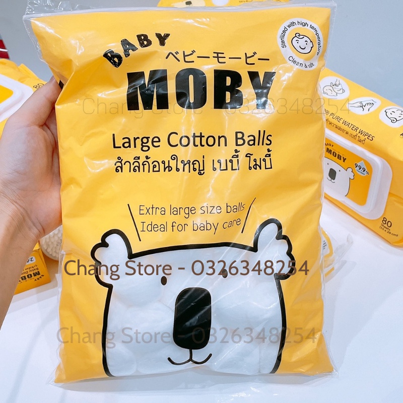 Bông Viên Đa Năng Moby Thái Lan 100gr