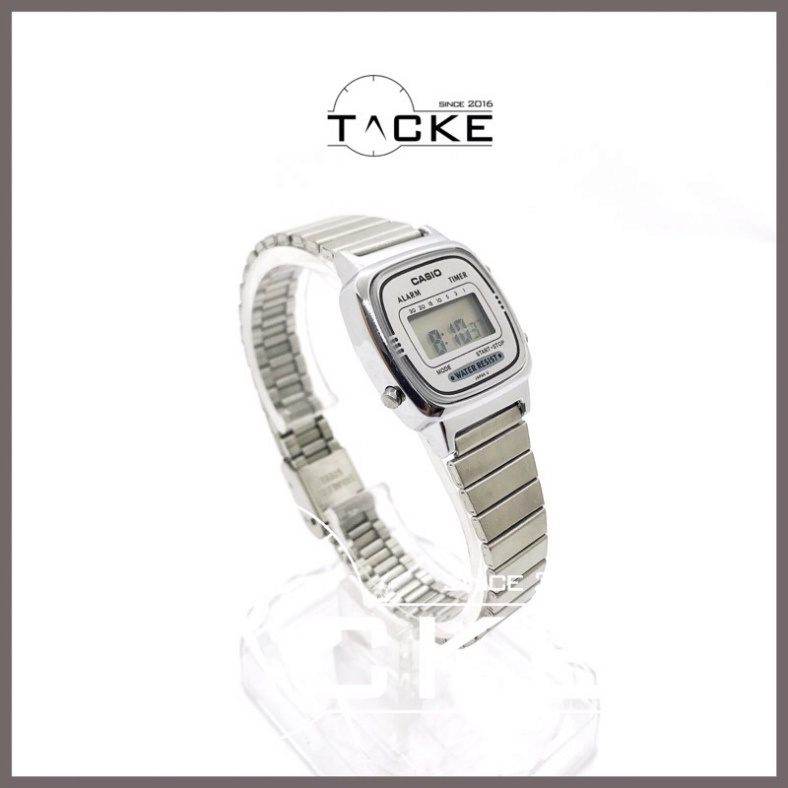 Đồng hồ nữ Casio LA670 điện tử đẹp thiết kế vintage phù hợp tay nhỏ, thời trang, thể thao