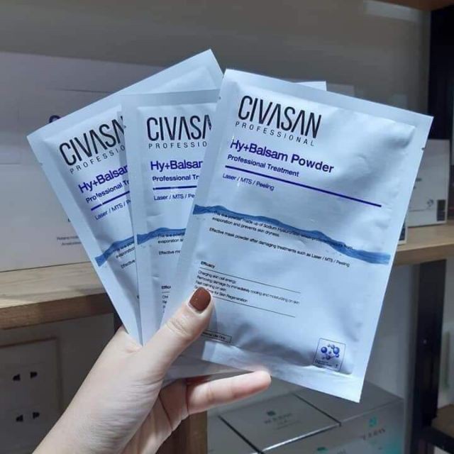 Mặt nạ CIVASAN căng bóng nâng tone dưỡng da phục hồi sau peel phi kim laser