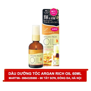 Tinh dầu dưỡng tóc LUCIDO - L Argan Rich Oil 60ml Nhật Bản