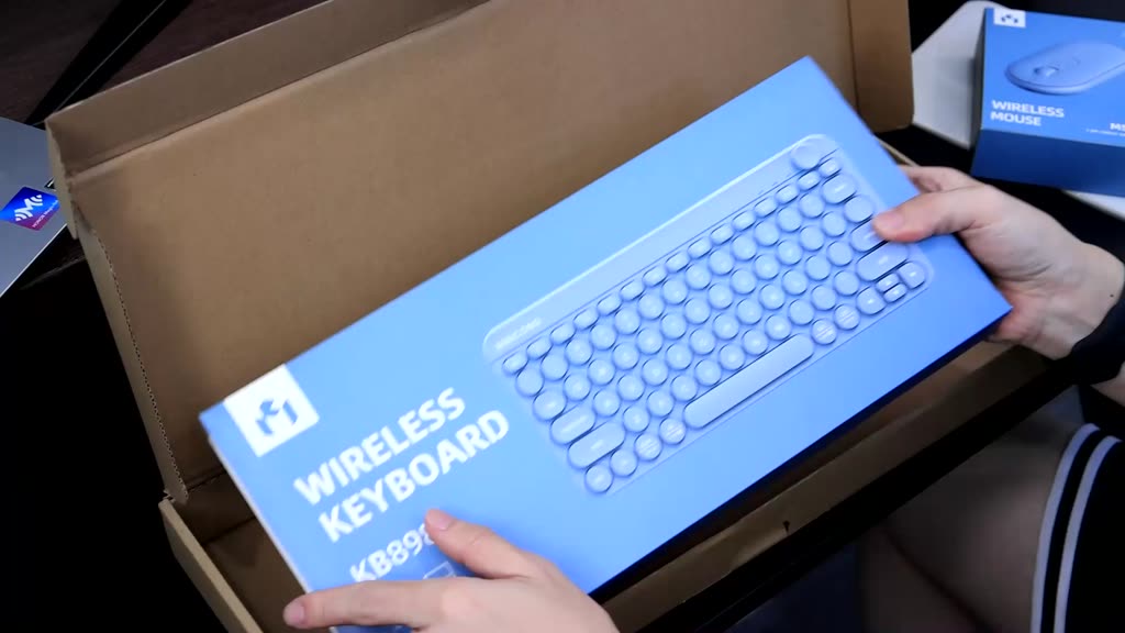 Bàn Phím Bluetooth Chuột Không Dây Cho Laptop Máy Tính Bảng Điện Thoại Maicong KM898 Công Thái Học Chống Ồn Pin Sạc | BigBuy360 - bigbuy360.vn