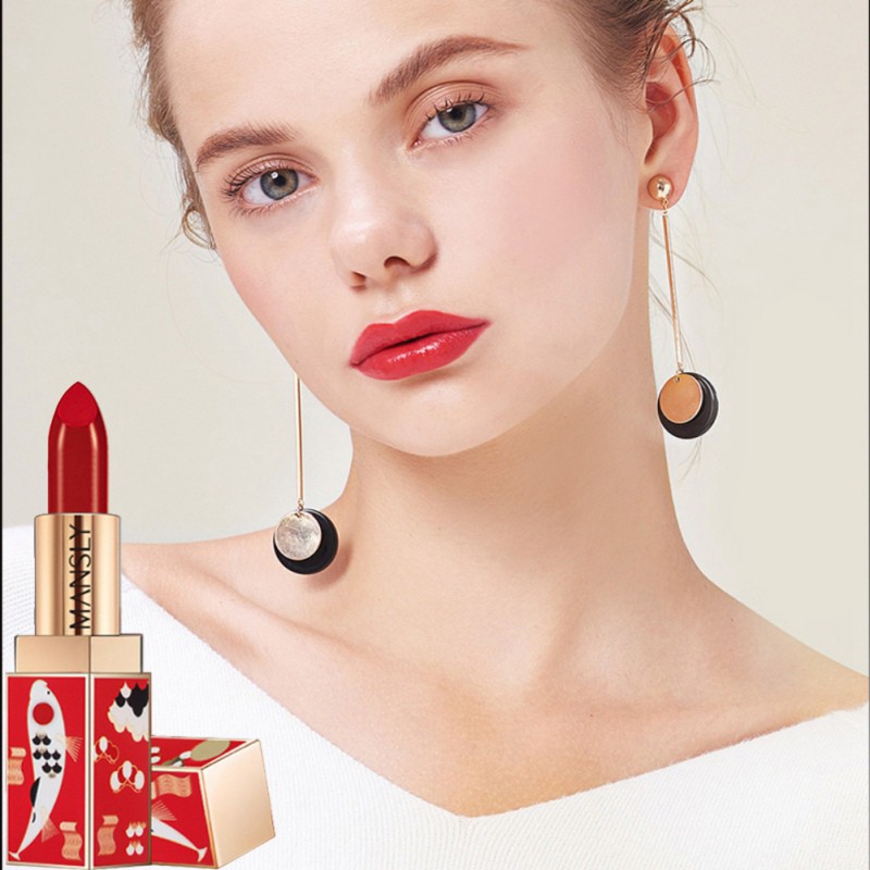 [Hàng mới về] Son môi dưỡng ẩm lâu trôi hiệu ứng lì phong cách trung hoa