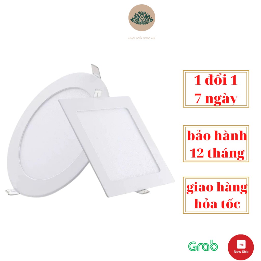 Đèn Led Âm Trần 3W/6W/9W, Đèn Trần Trang Trí Phòng khách/Phòng Ngủ