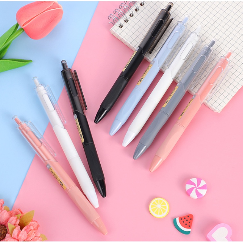 Bút Bi Mực Đen Nhanh Khô Ngòi 0.5mm