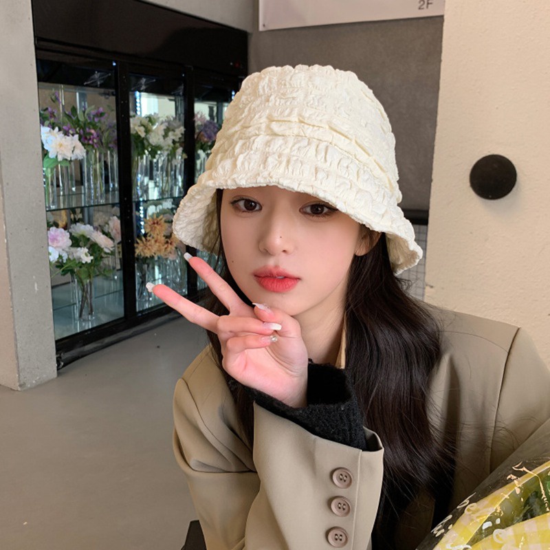 Nón Bucket Chống Nắng Siêu Nhẹ Thoáng Khí Kiểu Dáng Đơn Giản Hợp Thời Trang