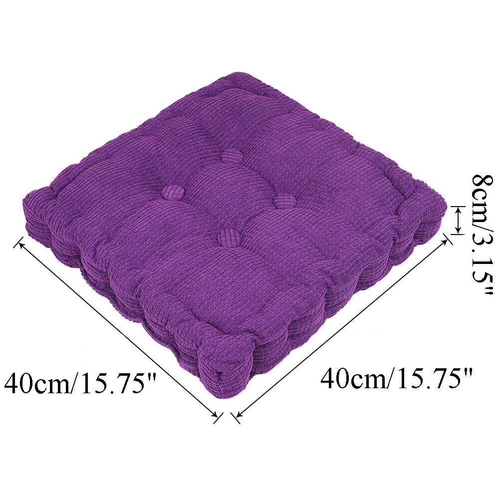 Gối Đệm Lót Ghế Ngồi Xe Hơi / Sofa 40cm Bằng Vải Nhung Kẻ