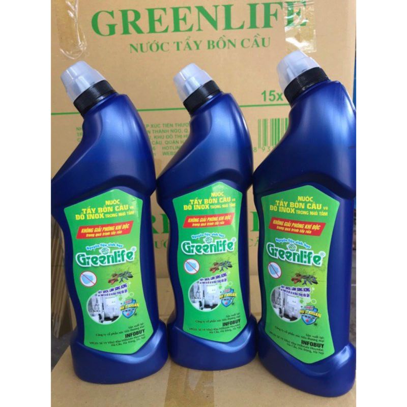 Nước tẩy bồn cầu sinh học Greenlife