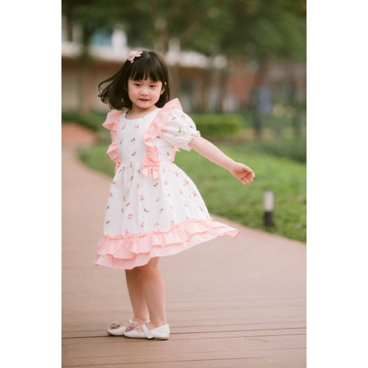 Váy cho bé June with Love thỏ cà rốt
