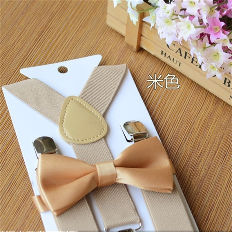 Dây đai quần yếm co giãn có thể điều chỉnh đính nơ dễ thương cho bé