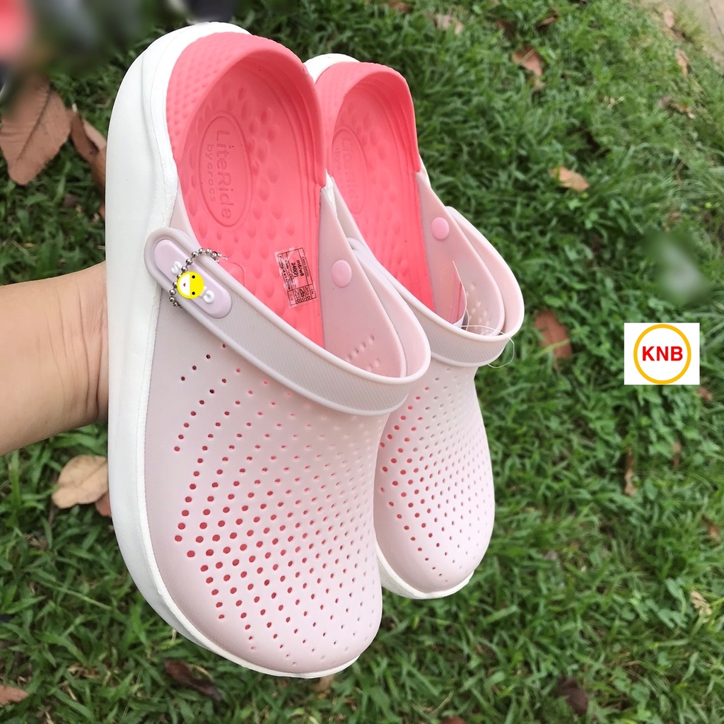 Dép Cross Literide Nam Nữ Nhiều Mầu - FREESHIP + Hàng loại 1 - giày sục sandal Crocs quai ngang bít đầu nam nữ,xịn xò | BigBuy360 - bigbuy360.vn