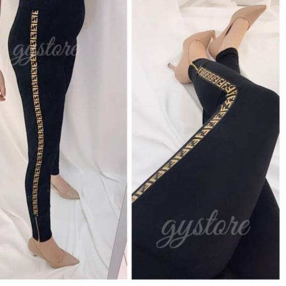Quần Legging Có Dây Kéo Nhập Khẩu ✔