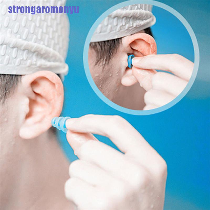 Bộ 4 Nút Bịt Tai Chống Ngáy Bằng Silicone Dùng Khi Ngủ
