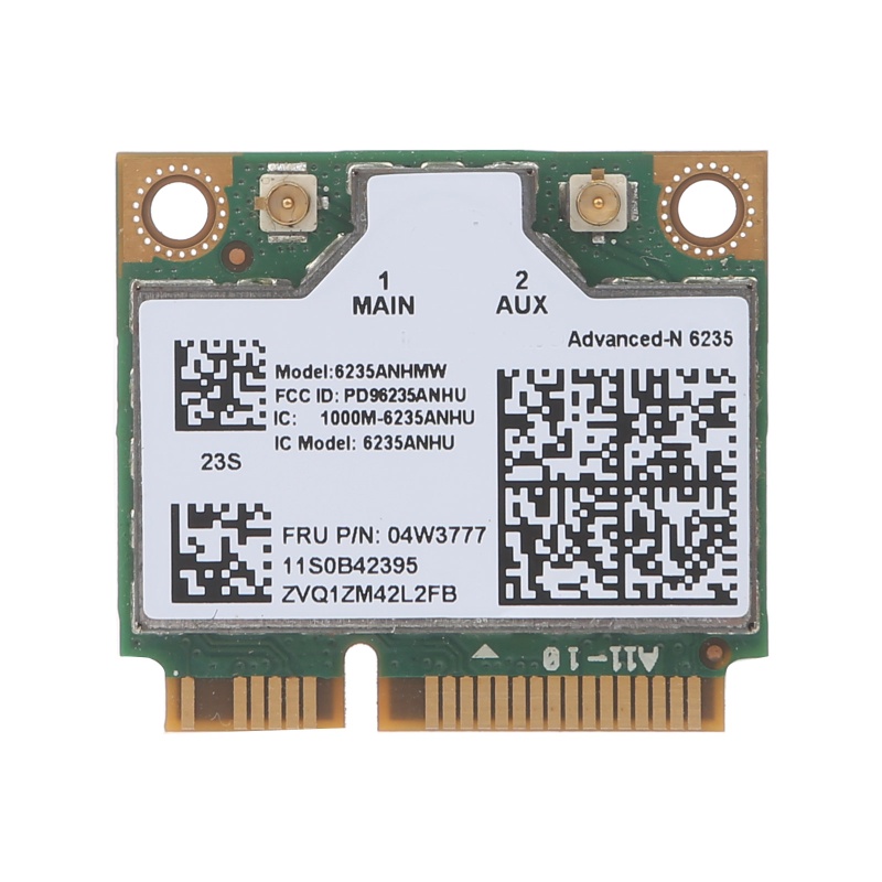 Card PCI-E Mini Kết Nối Bluetooth 4.0 Không Dây 6235ANHMW 2.4 / 5G 300M Thẻ