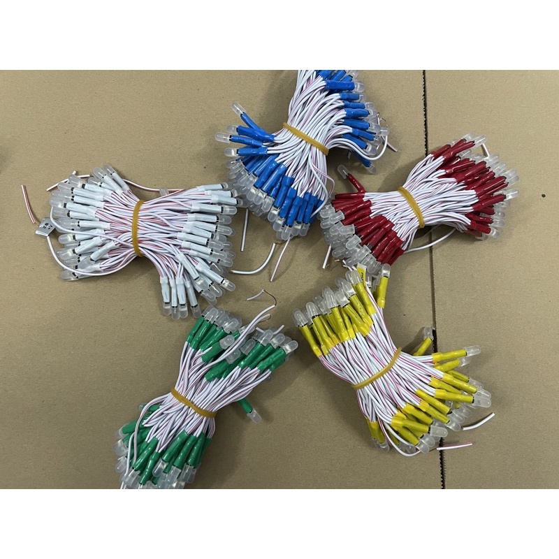 Led Ruồi Liền Dây 5MM Điện 5V/12V - Dây 100 Con | Shopee Việt Nam
