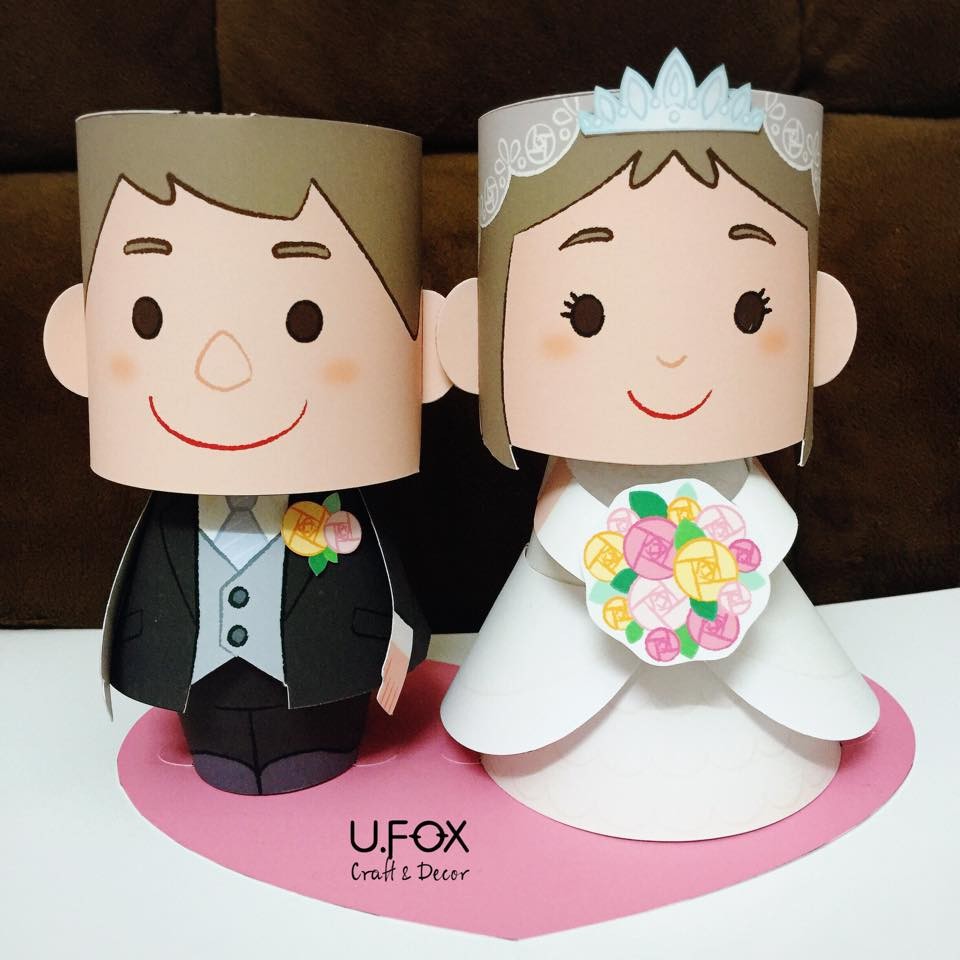 Happy Couple Wedding - Paper Craft