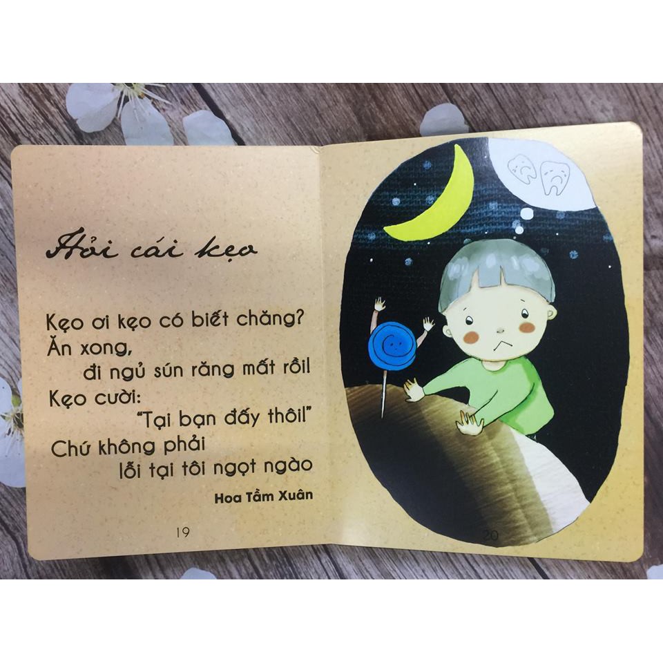 Sách - Thơ Chữ To Cho Bé Tập Nói Tập Đọc (Theo Phương Pháp Giáo Dục Sớm)