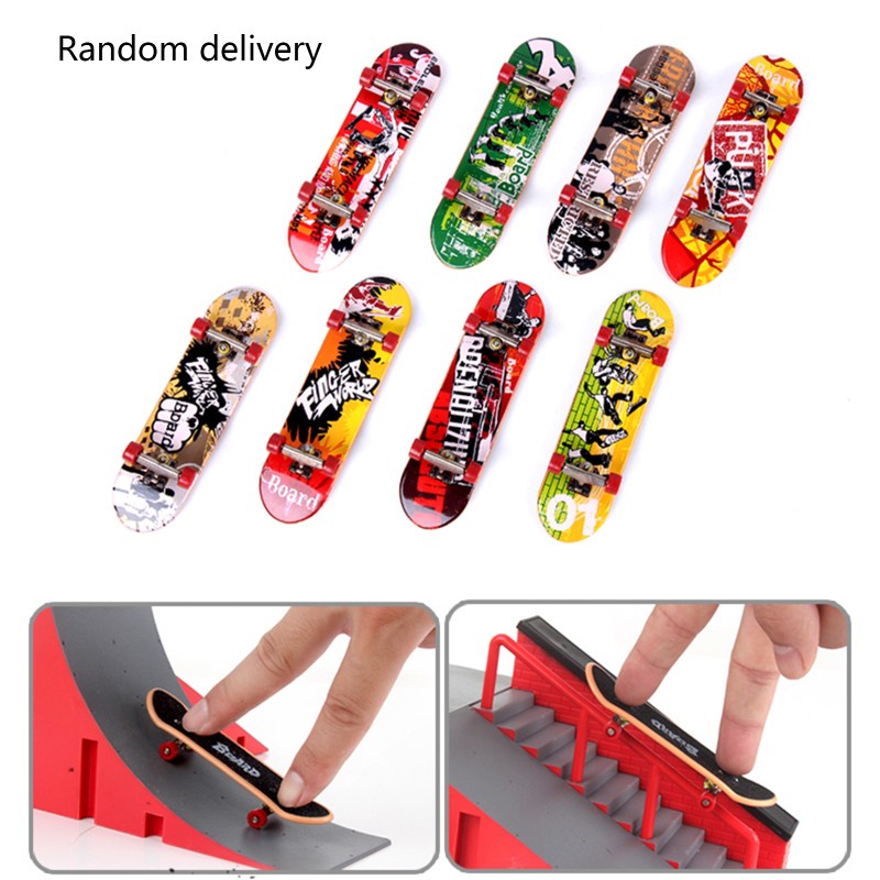 Ván trượt ngón tay mini và dốc trượt độc đáo đáng yêu