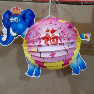 Đèn lồng xếp trung thu 100c