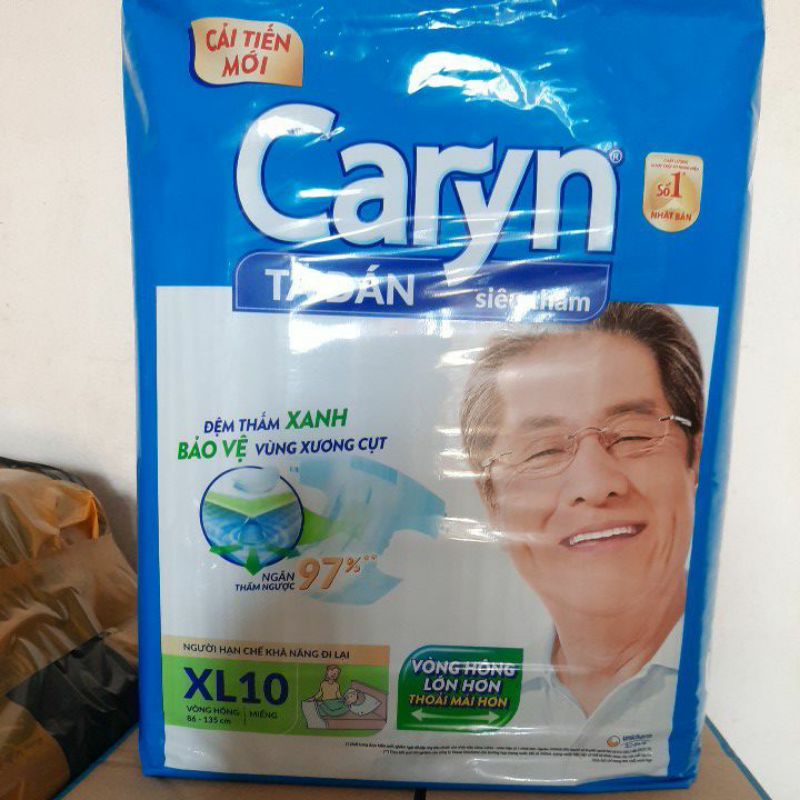 Tã Dán Caryn Size XL 10 Miếng