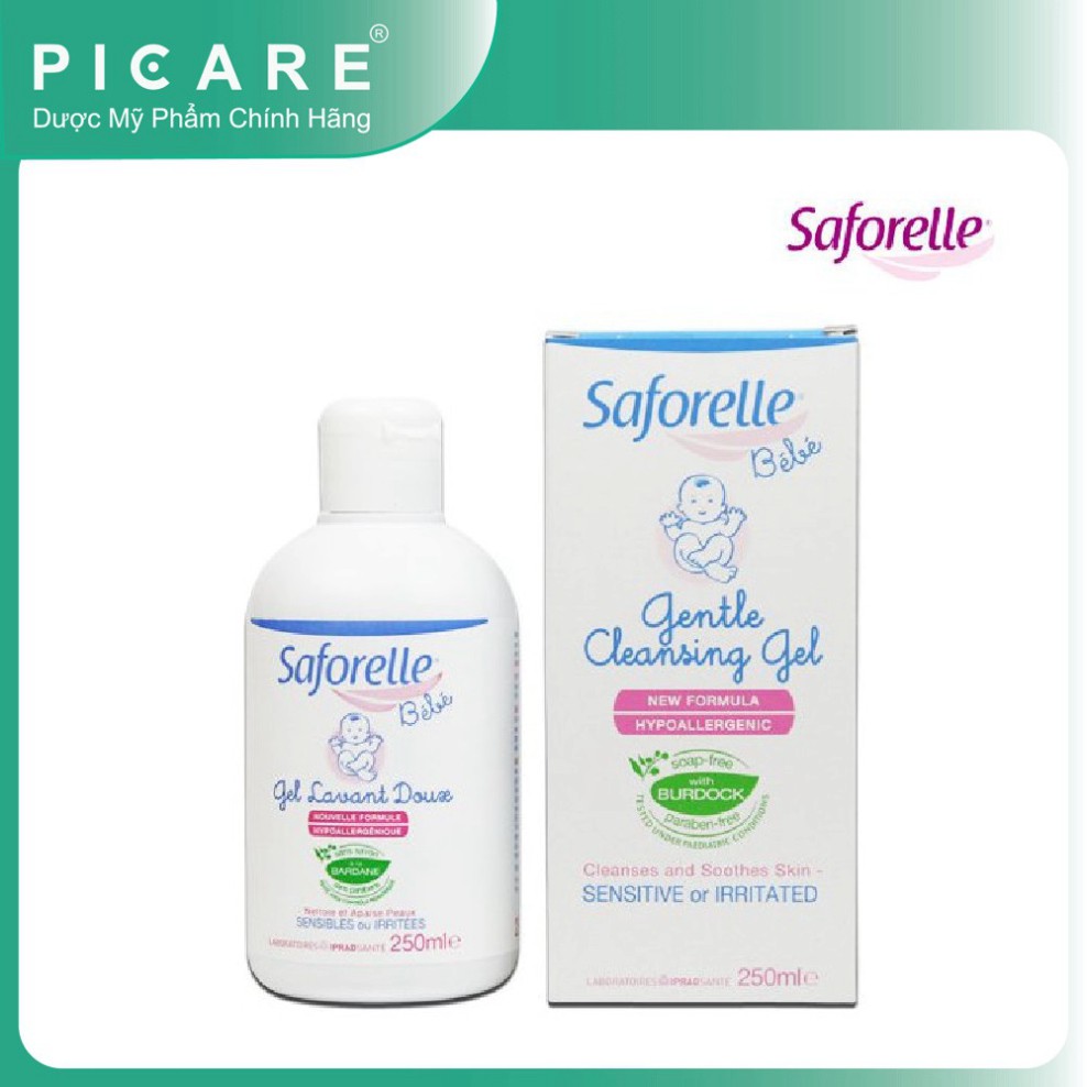 [CHÍNH HÃNG] Saforelle BeBe Gel Tắm Gội Dịu Nhẹ Cho Bé Gel Lavant Doux 250ml