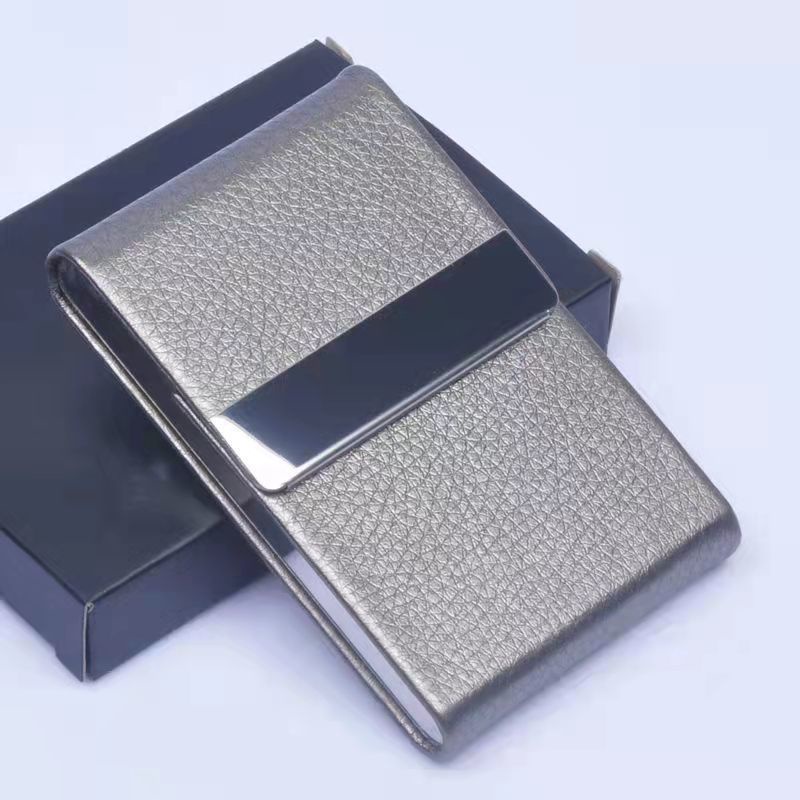 Bộ 7 Hộp Đựng Thuốc Lá Nắp Lật Nam Châm Bằng Thép Không Gỉ Siêu Mỏng Sáng Tạo Cao Cấp Cho Nam