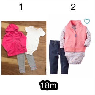 Set 3 Carter bé gái hàng xuất (18m)
