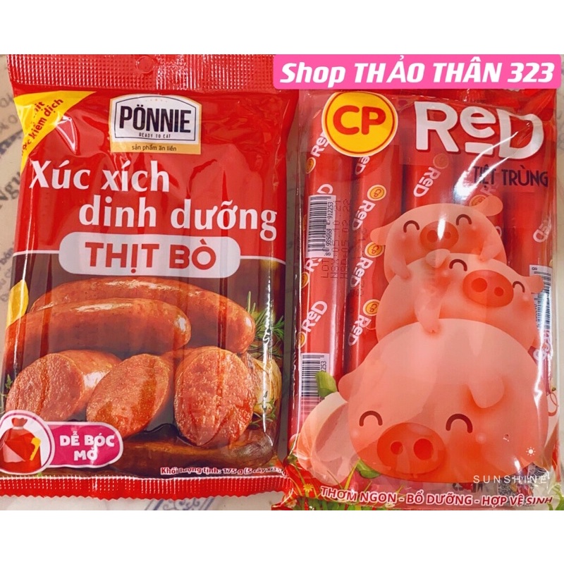 - Xúc Xích Dinh Dưỡng Ponnie Thịt Heo
