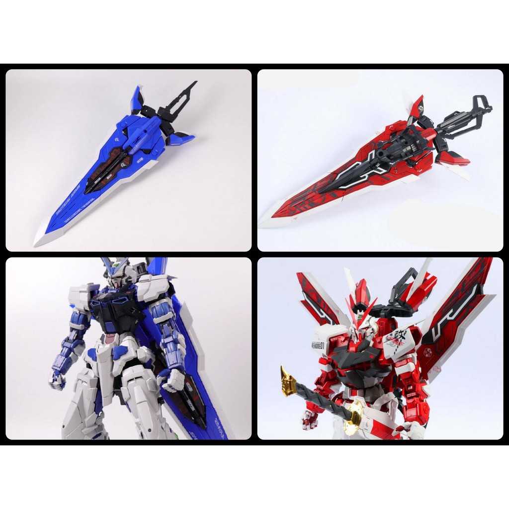 PHụ kiện lắp ghép mô hình Tactical Arms cho gundam Astray PG 1/60 BLUE / RED (sp không kèm gundam)