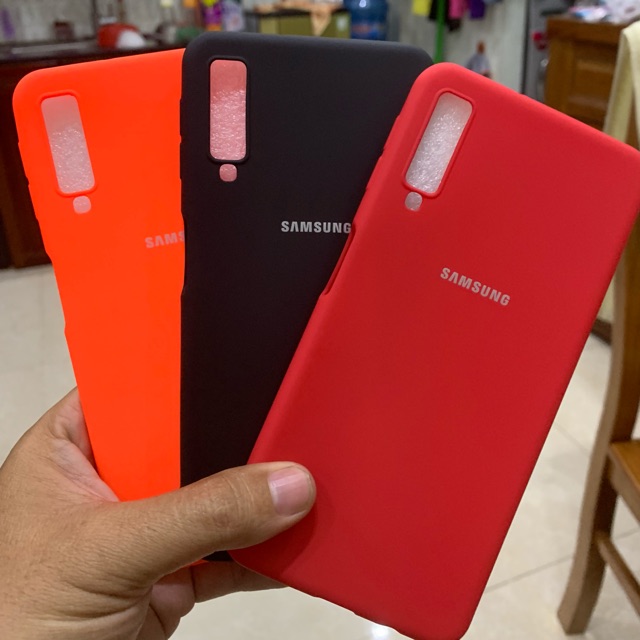 Ốp Samsung A7-2018 dẻo màu