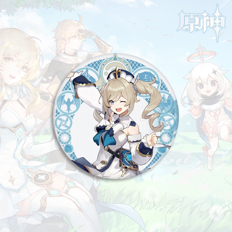 Huy Hiệu Cài Áo Phong Cách Game Peripheral Genshin