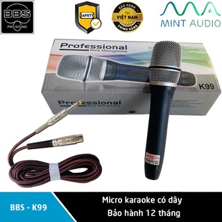 Mua Micro có dây - Micro karaoke BBS K99 - Chống hú tốt - Hát nhẹ và êm - Hàng chính hãng - Bảo hành 12 tháng