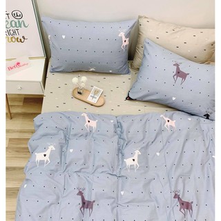 (3)Bộ Chăn Ga Gối Cotton ( ảnh shop tự chụp)