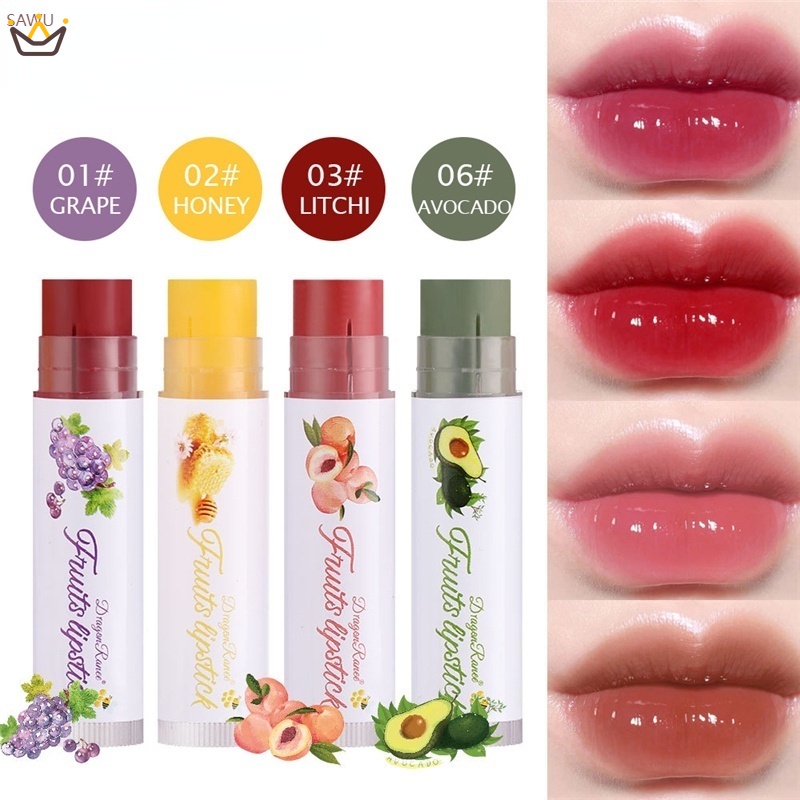 1 Son Dưỡng Môi Hương Trái Cây Dưỡng Ẩm Chăm Sóc Môi Tự Động Vào Mùa Đông JP6 MM