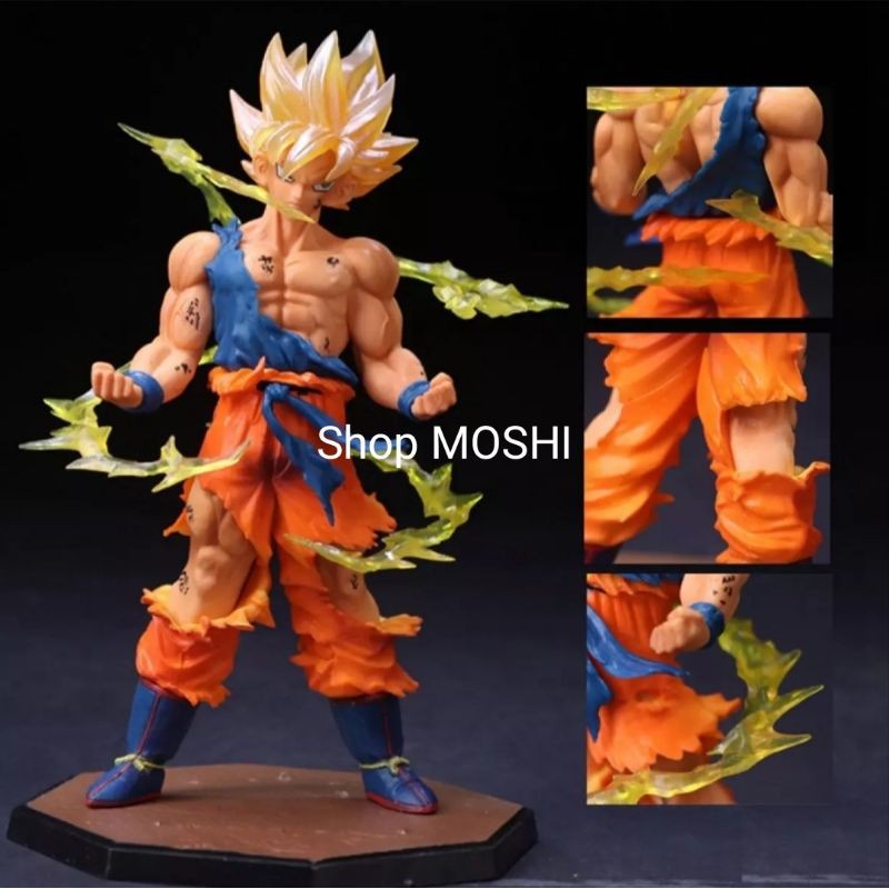 Nhân vật songoku(17cm) siêu saiyan - 7 viên ngọc rồng