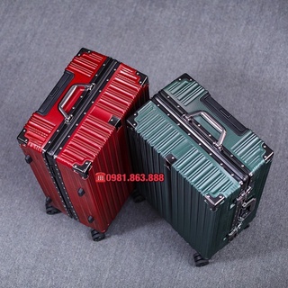 Vali kéo khung nhôm khoá sập chính hãng🔥FREESHIP🔥du lịch cao cấp size 20+24. nhựa pc dẻo dai,chống vỡ, chống xước nhé.