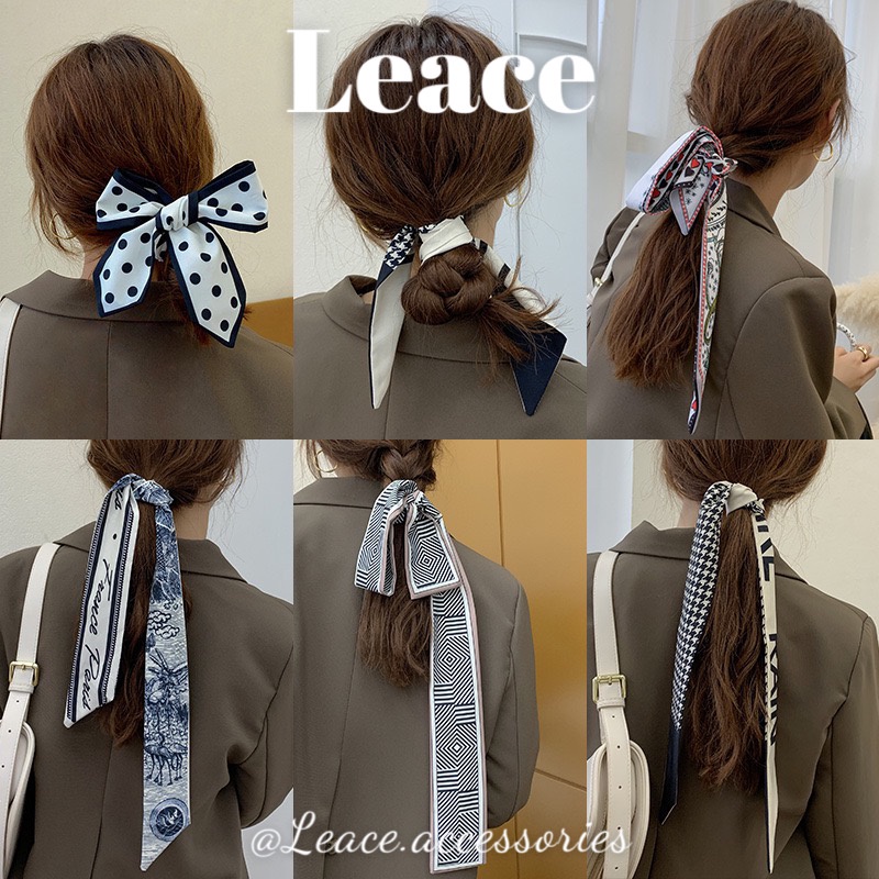 Khăn buộc tóc, khăn đa năng buộc tóc, trang trí túi phong cách Hàn Quốc HDC054-063 Leace.accessories