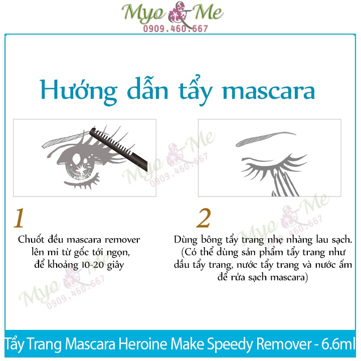 (Mẫu mới) Tẩy trang mascara Kiss Me Heroine Make Speedy Mascara Remover | BigBuy360 - bigbuy360.vn