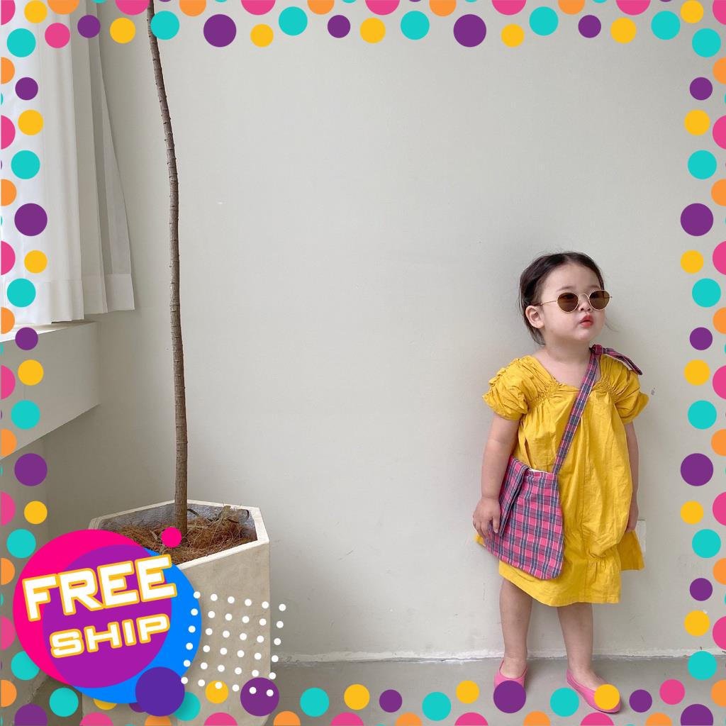 Váy Thô Nhún Hàng Quảng Châu Cho Bé Gái Từ 8-25kg