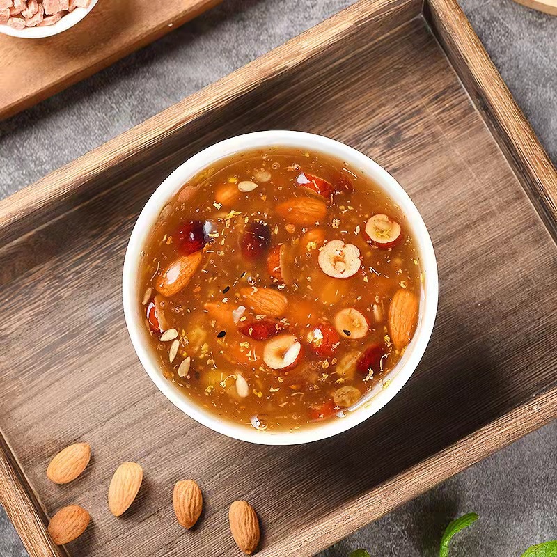 Bột củ sen hạt dinh dưỡng, bột sen mix hạt dưỡng nhan ăn kiêng hũ 500g HappyHome