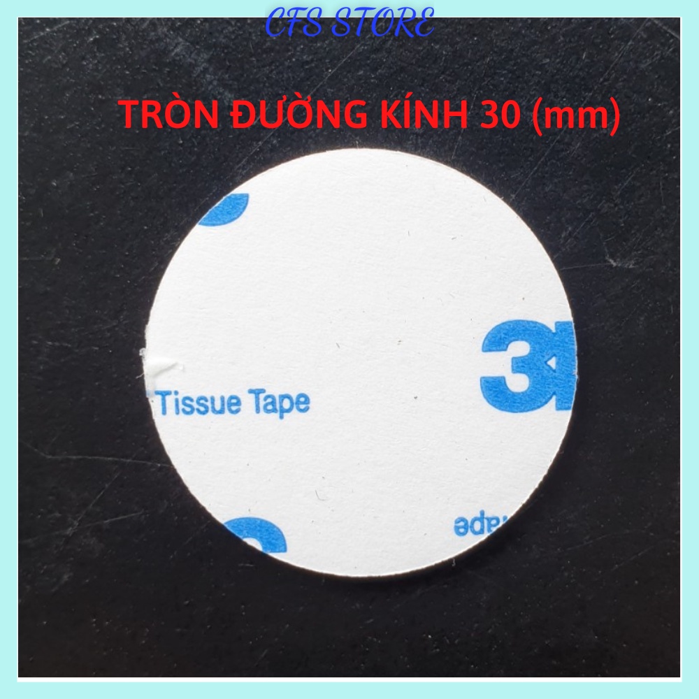 Miếng dán 3M với 2 mặt siêu dính, gắn giá đỡ điện thoại trên ô tô, camera hành trình, đồ gia dụng (giá 01 miếng) | BigBuy360 - bigbuy360.vn