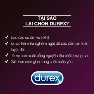 Bao cao su Durex Performa 12 bao