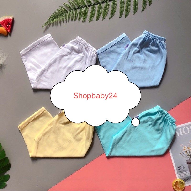 Quần dài thun cotton100% dáng suông, vải đẹp, mịn hiệu TINTIN ( từ 5_45kg)