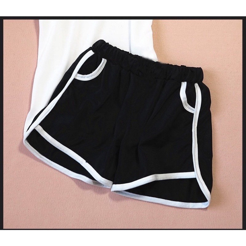 Quần short nữ mặc nhà, quần đùi thể thao vati chất liệu cotton mền mịn thấm hút mồ hôi Shop Huyền Trang