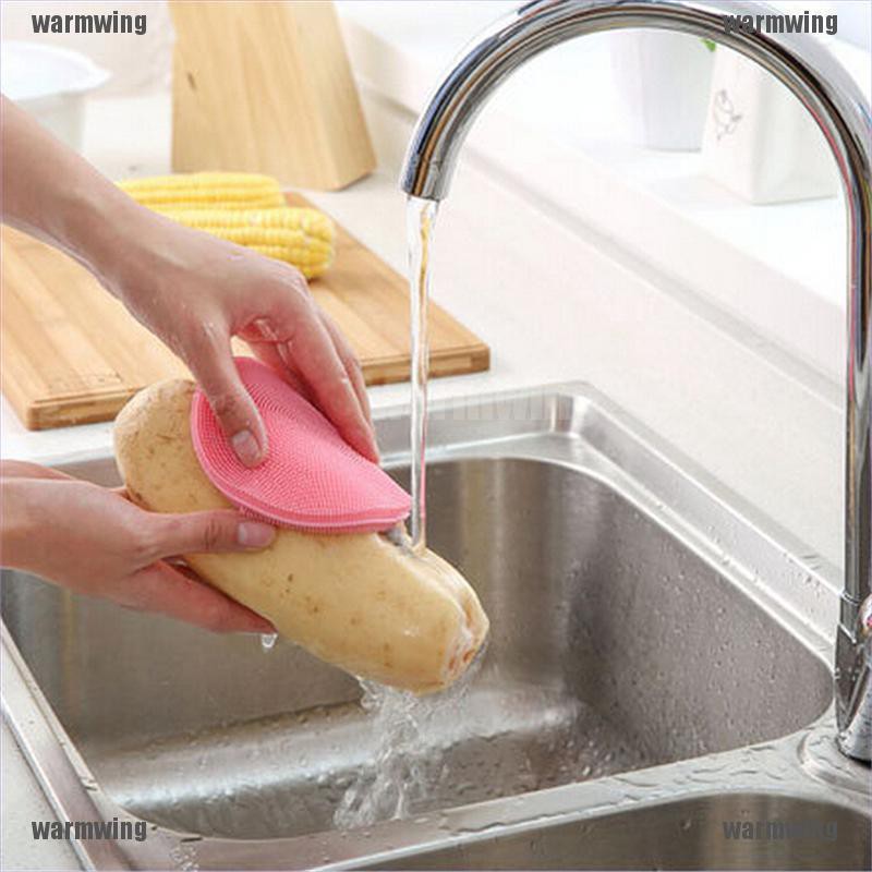 Miếng Silicone Rửa Chén Chống Khuẩn Tiện Dụng Cho Nhà Bếp