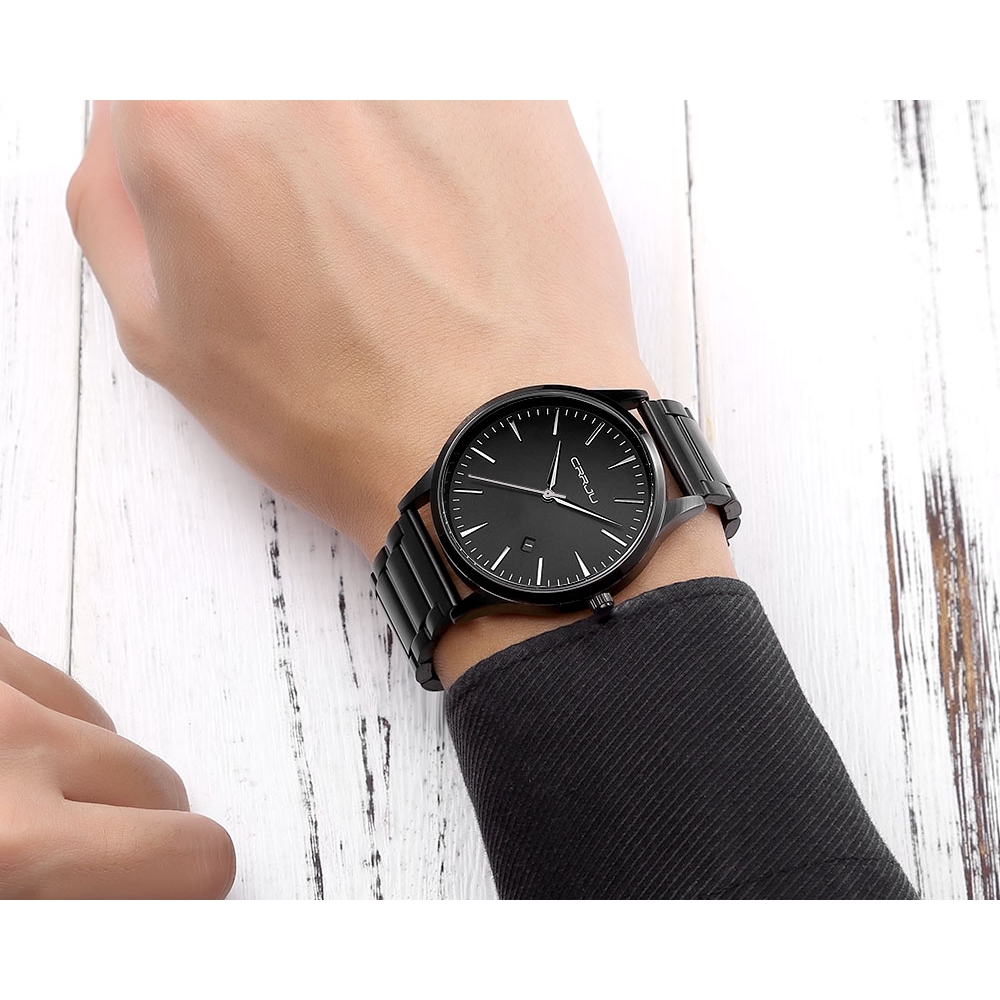 Đồng Hồ Đeo Tay CRRJU 2135 Chống Nước Bằng Inox Phong Cách Thể Thao Cho Nam | BigBuy360 - bigbuy360.vn