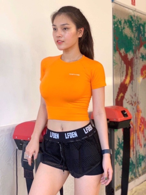 Croptop Naqi cao cấp tập gym, yoga, thể thao ngoài trời cho nữ