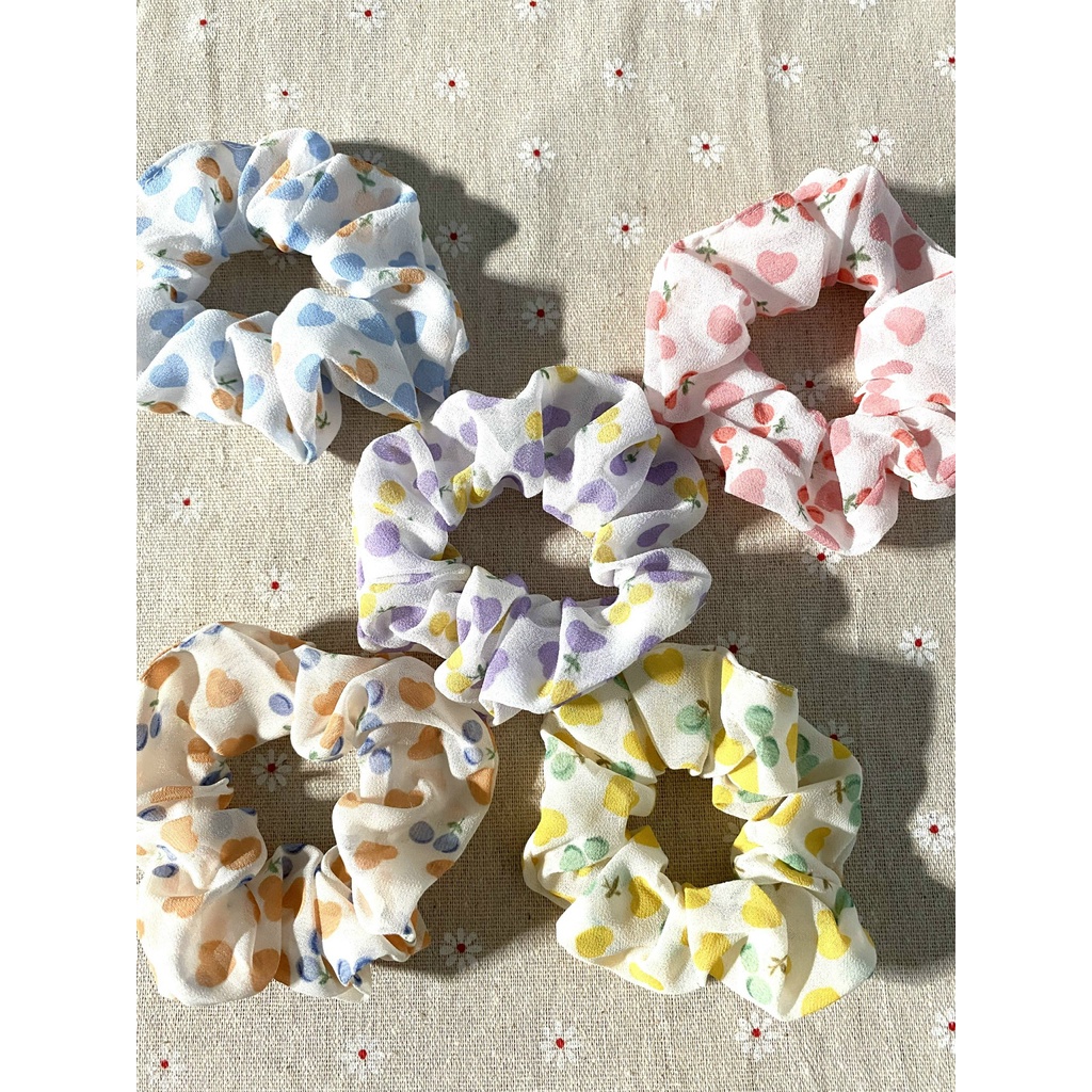 Crunchies-Cột Tóc Hoa Qủa Dễ Thương